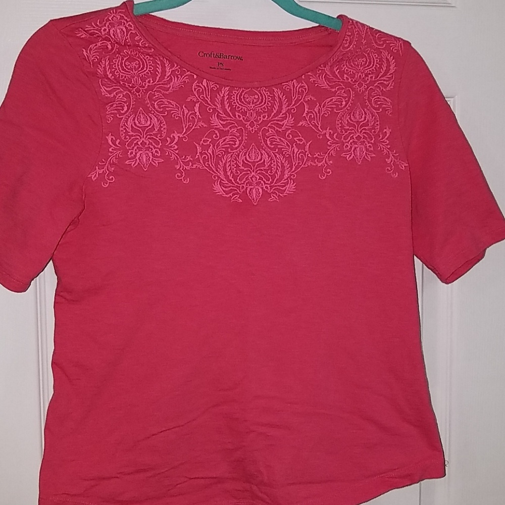 Pink blouse